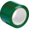 Aisle Marking Tape - Green, Green, Vinyl, 76,20 mm (W) x 32,92 m (L), 1 Roll / Pack